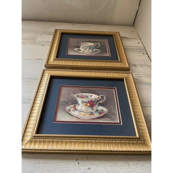 Teacup pictures set of two - Picture 1 of 5